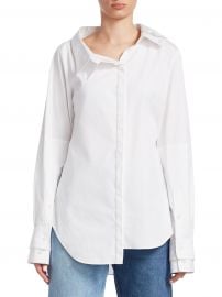 Solid Double Collar Shirt at Saks Fifth Avenue